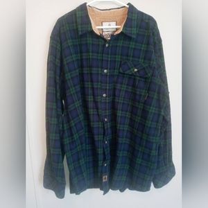 Men's Legendary whitetail flannel button down shirt size 2x